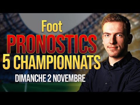 Pronostic football Dimanche 2 Novembre - Manchester City Bournemouth, Brest Lyon, AC Milan AS Rome..