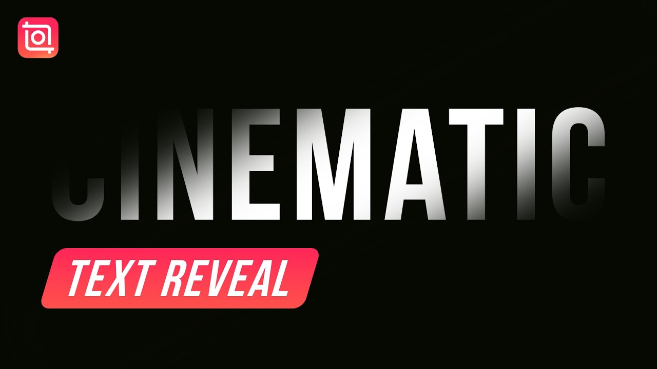 Cinematic Text Reveal Intro 🎬 | Pro Text Animation in InShot (Easy Tutorial)