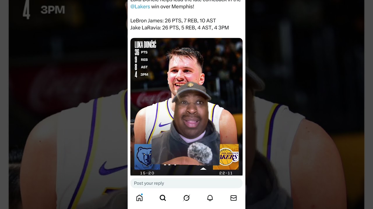 Luka & LeBron Lead Lakers' Comeback Win 🏀