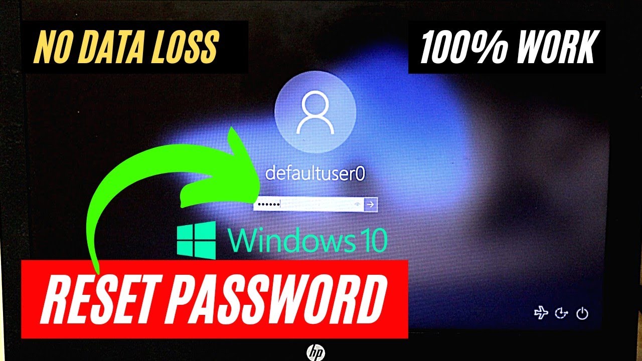 How to Reset a Forgotten Password in Windows 10 Without Losing Data (Without Disk or USB)