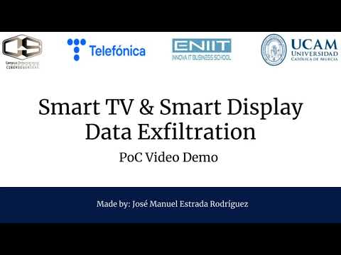 SmartTV StegoExfiltration: Covert Data Exfiltration Using Visual Steganography