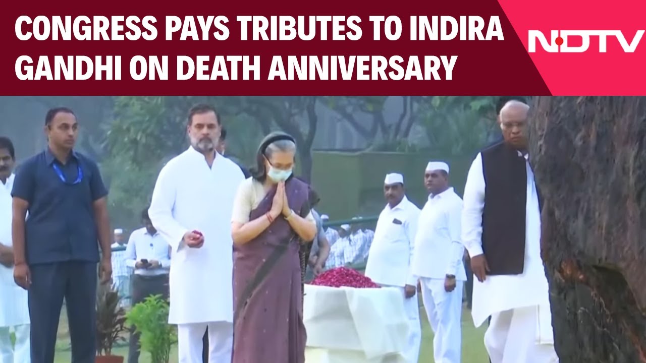 Congress Honors Former Prime Minister Indira Gandhi on Her Death Anniversary