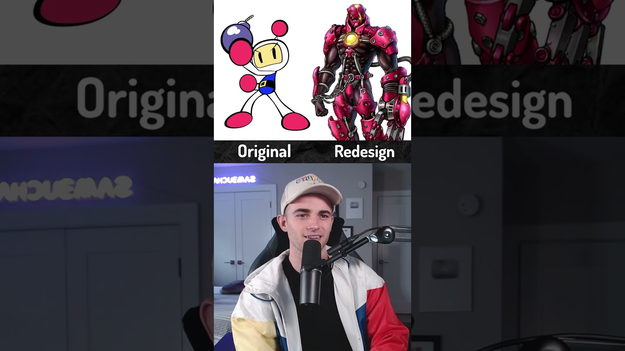 Original vs. Redesigned Characters 🤔
