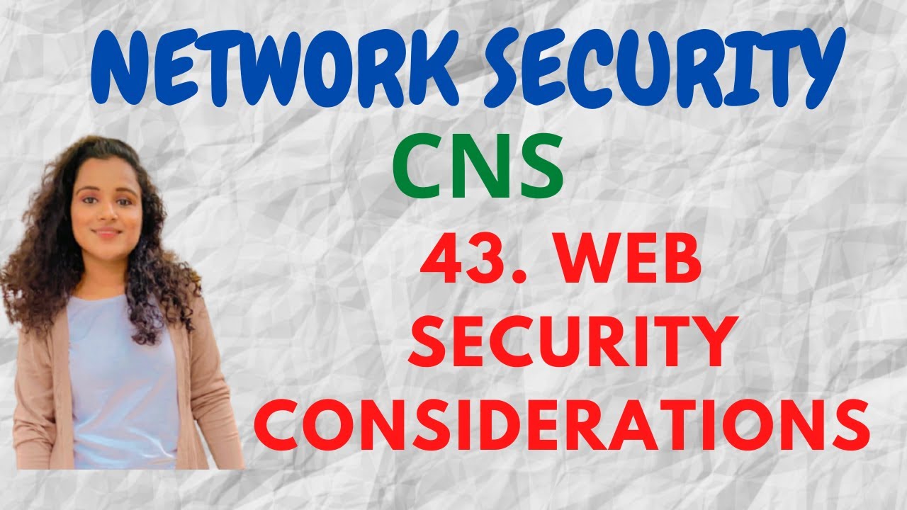 #43 Web Security Considerations in Cryptography | CNS |