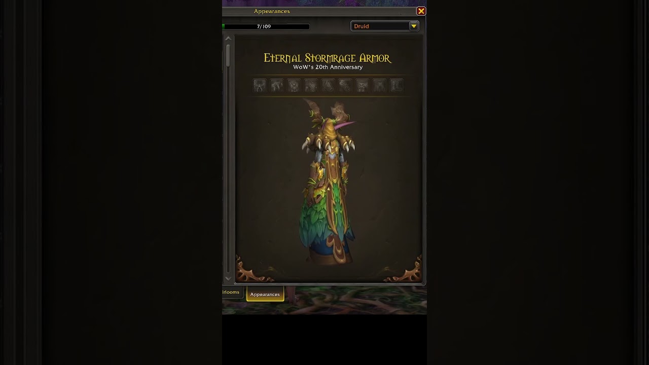 New Druid Tier 2 Armor Set for WoW's 20th Anniversary 🛡️