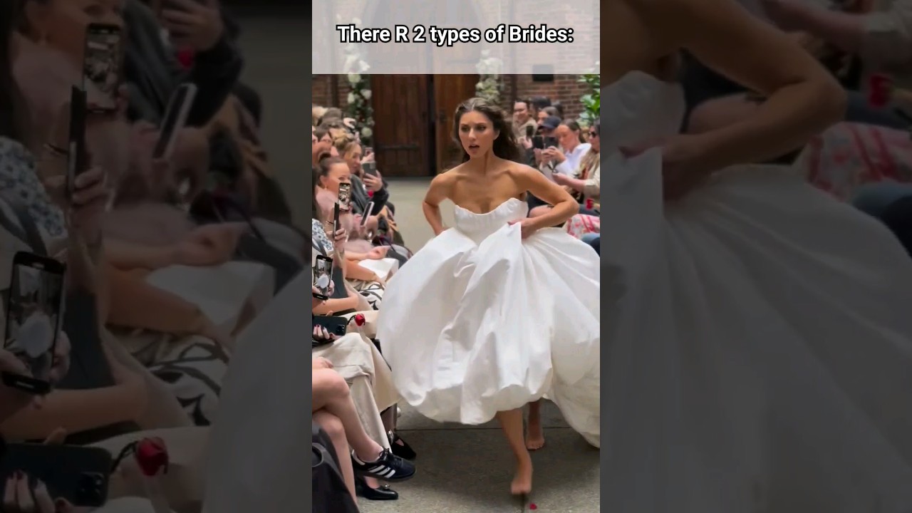 Bride's Dramatic Escape in Stunning Spring 2024 Gown 😅❤️