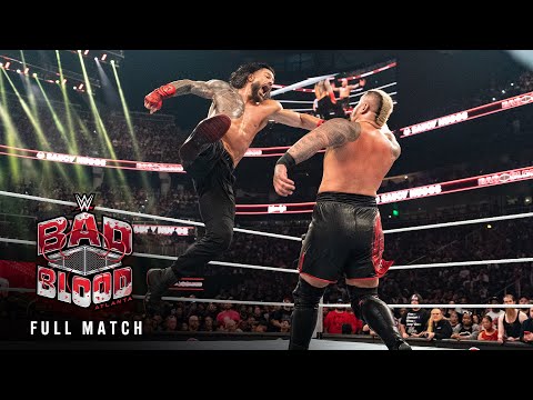 FULL MATCH: Cody Rhodes & Roman Reigns vs. The Bloodline: Bad Blood 2024