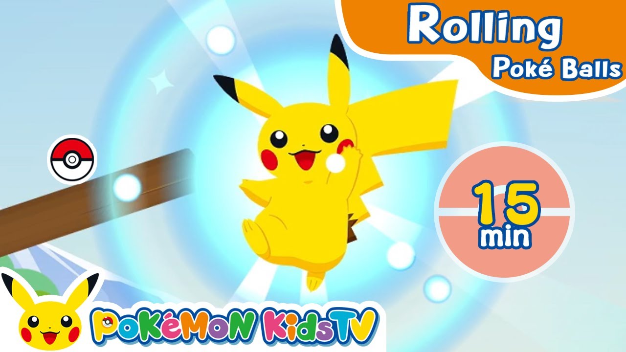 Rolling Poké Balls 1-3 | Pokémon Kids TV 🎮