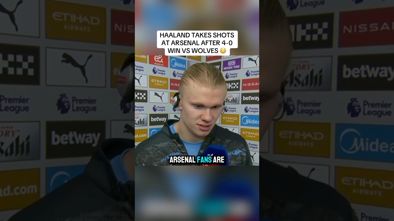 Haaland Urges Arsenal to Stay Humble After City’s Dominant 4-0 Win ⚽