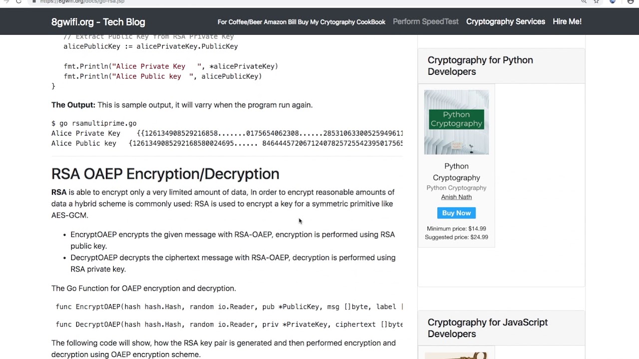 Go Lang RSA Cryptography Guide 🔐