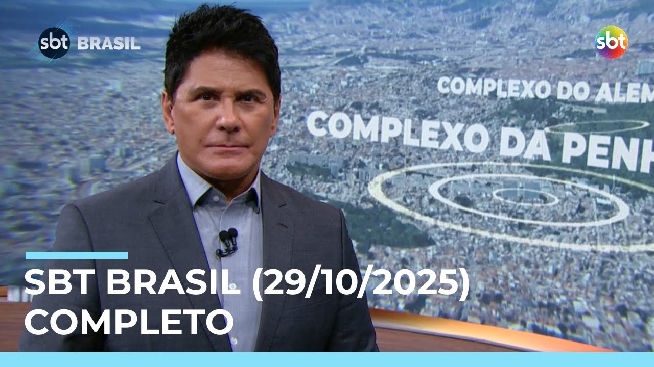 Assista à íntegra do SBT Brasil desta quarta-feira (29/10/2025) | #SBTBrasil