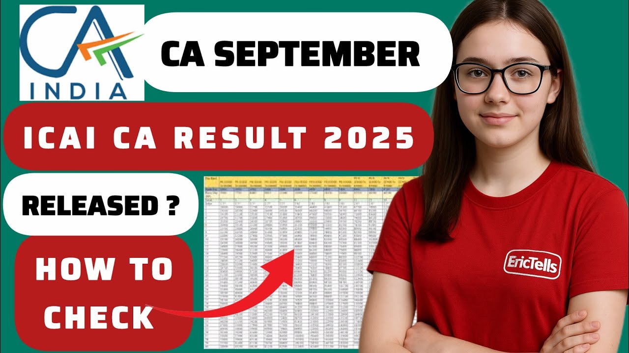ICAI CA September 2025 Results Out: Check Your Foundation, Inter & Final Scores Now! 📊