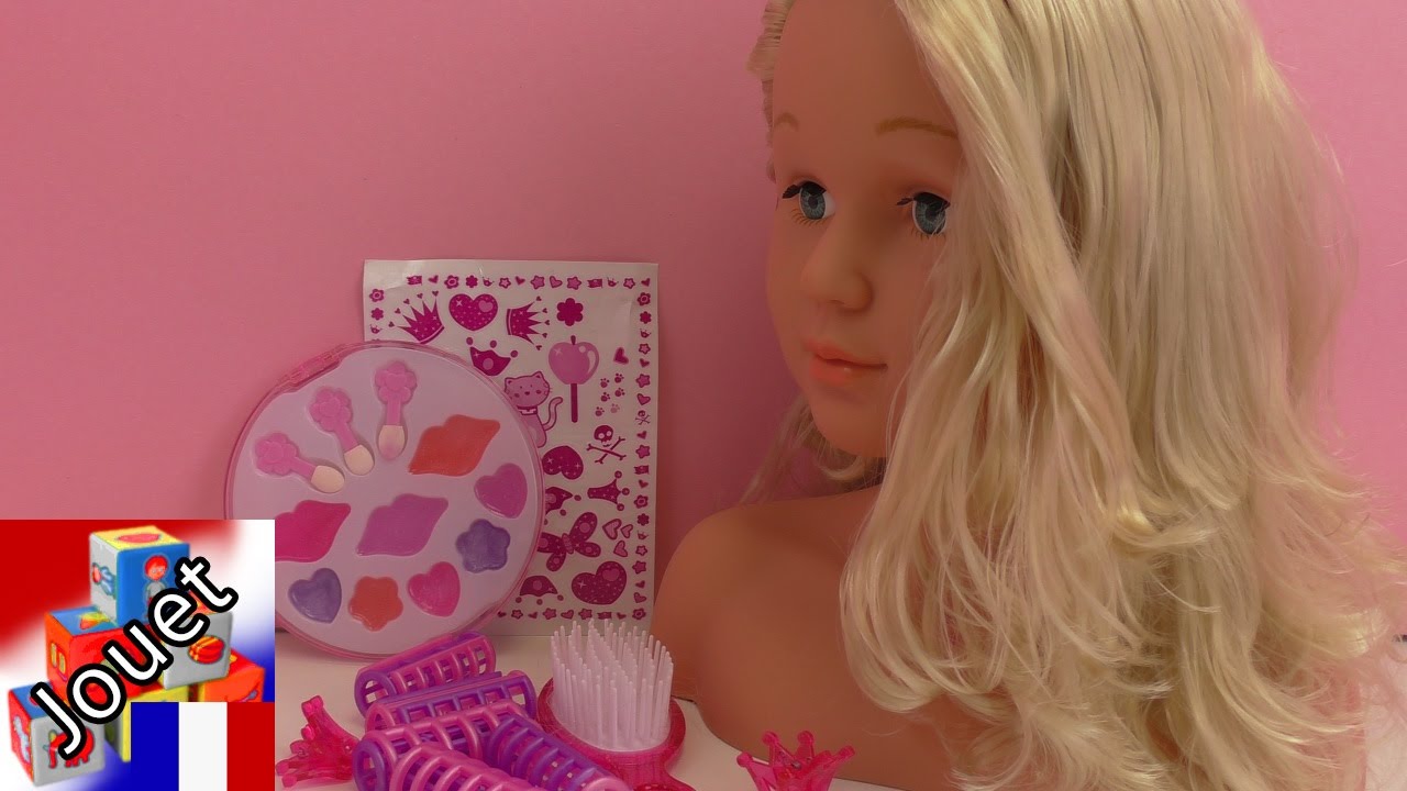 Tête à maquiller et coiffer Super Model - +100 pièces ✨