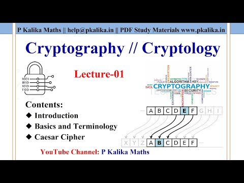 Cryptography Lect-01: Basics, Introduction and Terminology (In Hindi) || Part-01