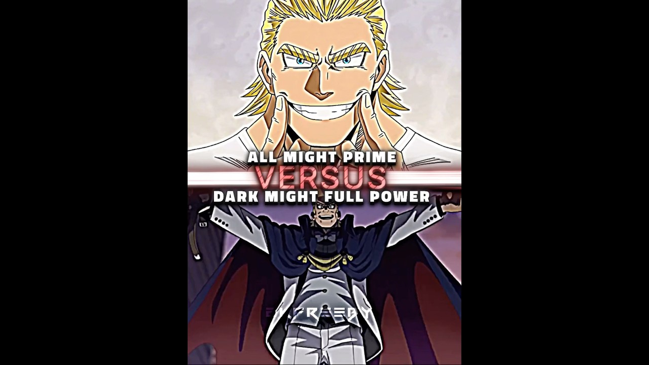 Epic Showdown: All Might vs Dark Might! 💥 | My Hero Academia Short