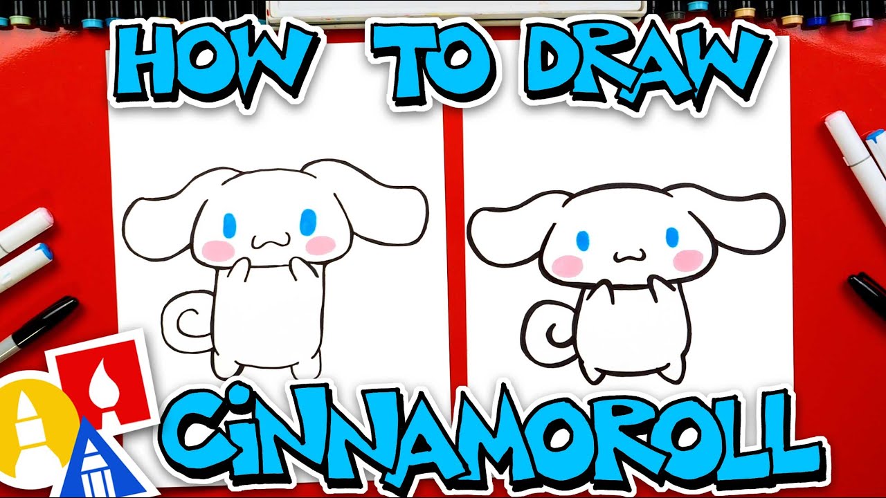 How to Draw Cinnamoroll from Hello Kitty