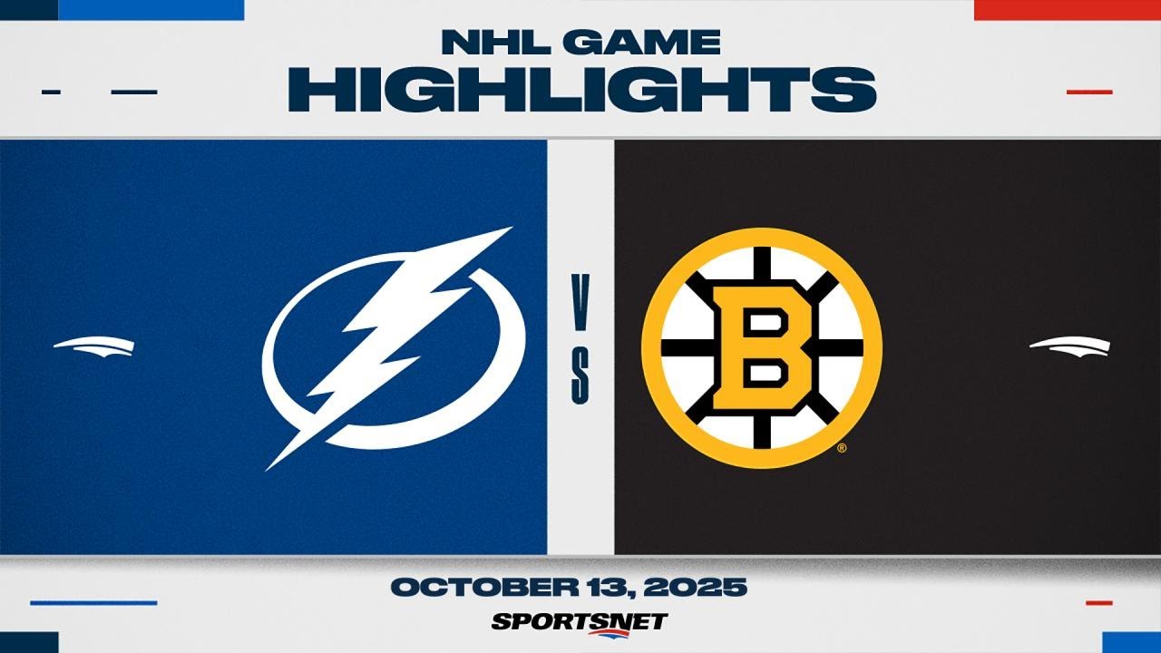 NHL Highlights: Lightning vs. Bruins - Oct 13, 2025 π