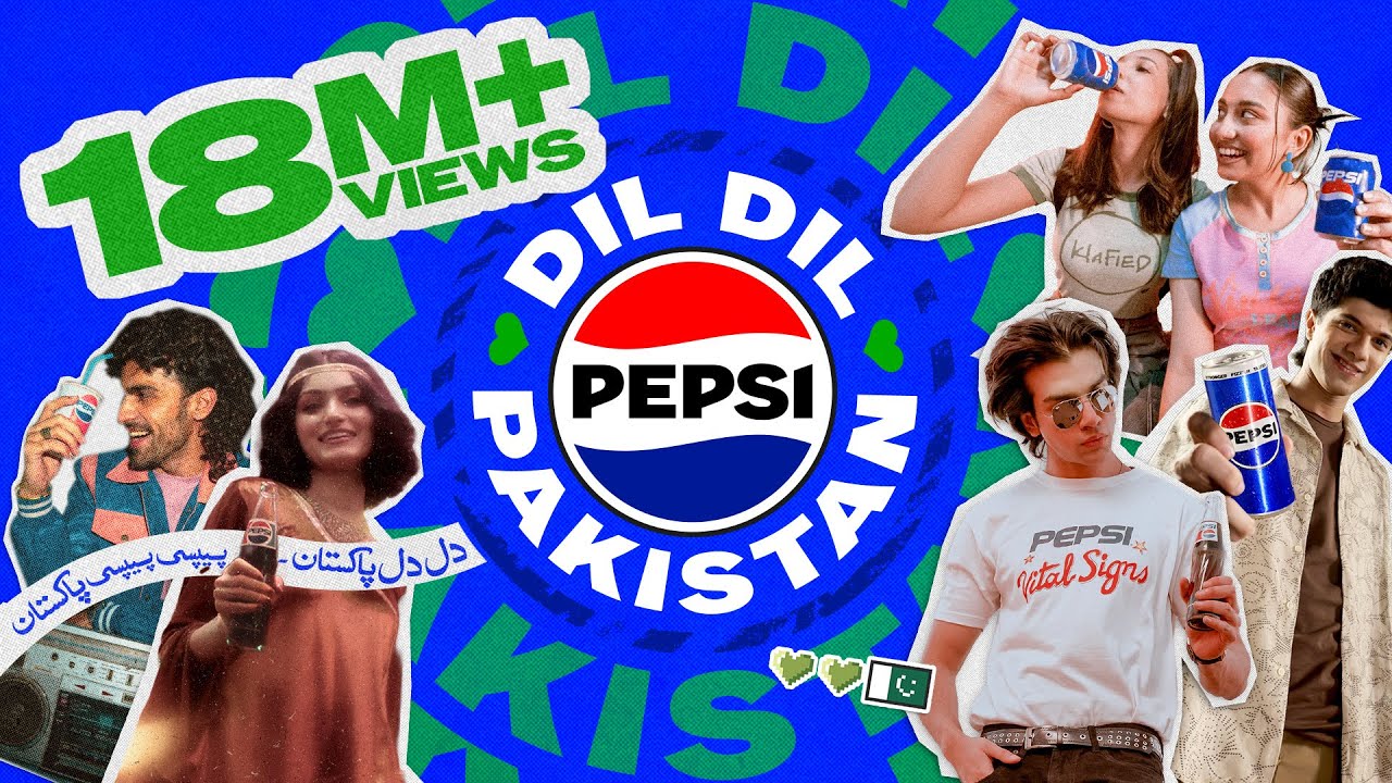 Dil Dil Pakistan 🇵🇰 | Relive the Iconic Anthem with Pepsi's Special Celebration 💚