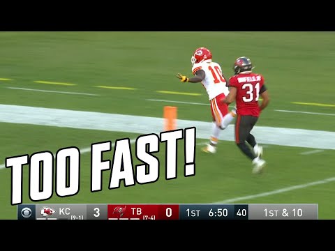 NFL "He's Too Fast" Moments!