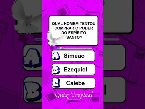 Quiz bíblico com respostas - Quiz da Bíblia #quiz #biblia #conhecimento #quizbiblico