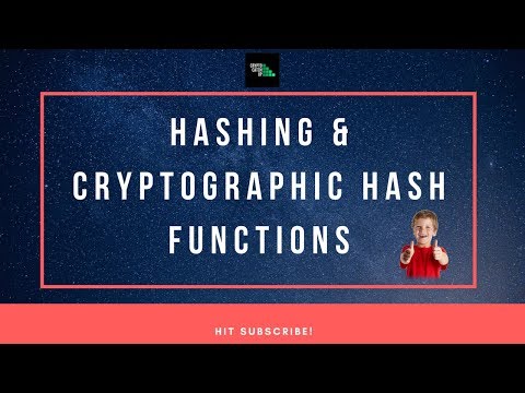 Hashing & Cryptographic Hash Functions - Explained