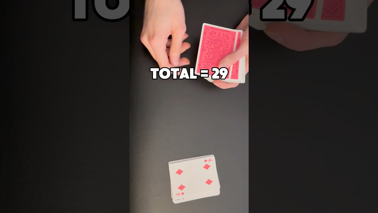 Impress Friends Instantly with This Easy Math Card Trick! 🎴