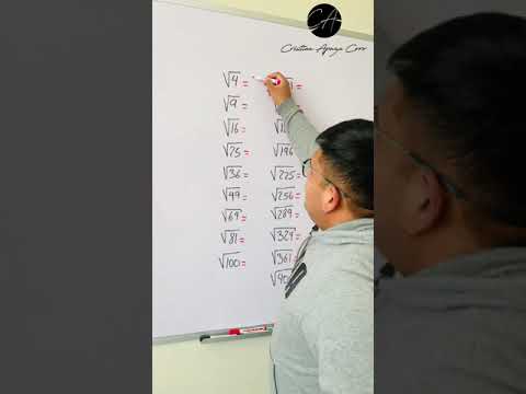 Truco matemático para sacar Raíz 🎓😊👇🏽