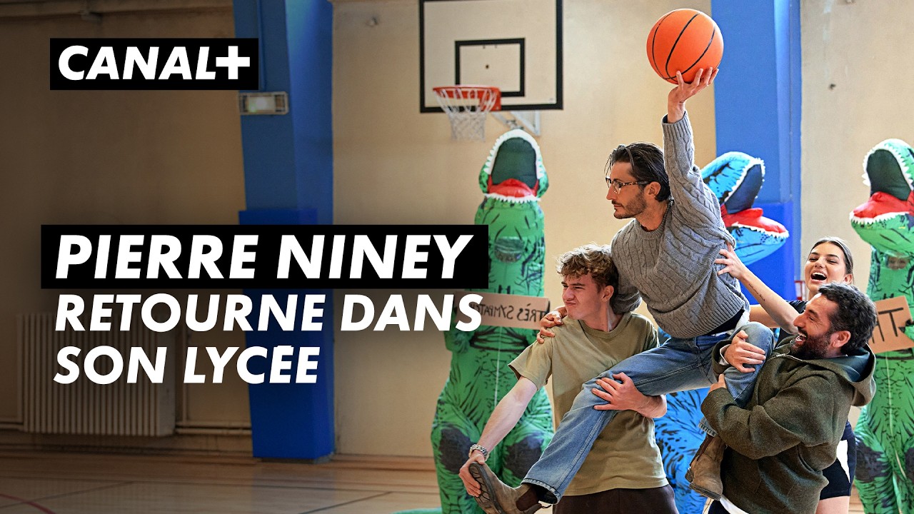 Pierre Niney revient dans son lycée 🎬