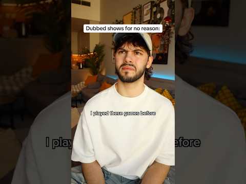 Dubbed TV shows be like 😭