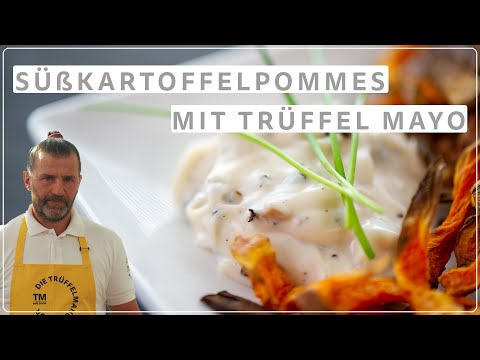 REZEPT I Süßkartoffel Pommes mit köstlicher Trüffel Mayo | DieTrüffelmanufaktur