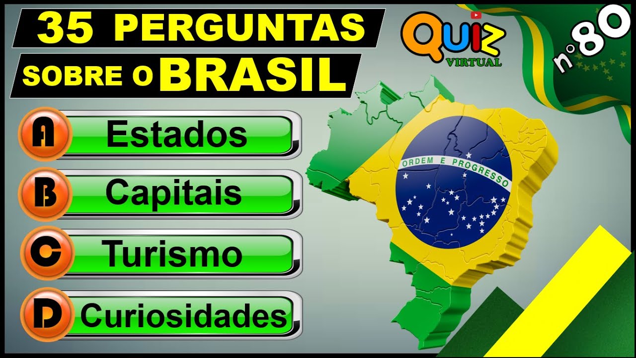 Desafie seu Conhecimento do Brasil 🇧🇷 - Quiz Virtual com Respostas Comentadas