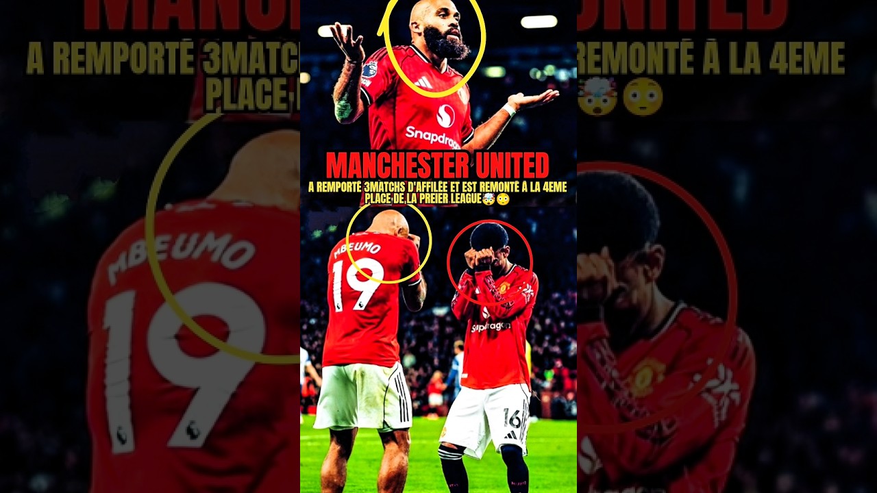 Manchester United enchaîne trois victoires et grimpe à la 4e place de la Premier League