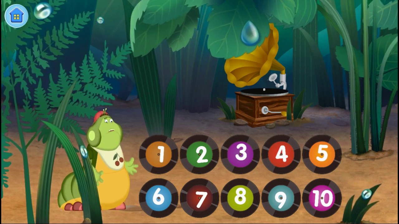 Лунтик: Учим английский и цифры 1-10. Развивающее видео для детей. 2 серия