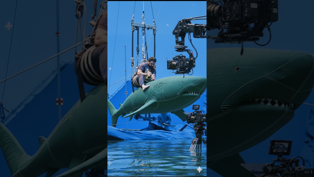 Devara Movie Shooting | Junior NTR | Behind the Scenes | VFX Breakdown #shorts