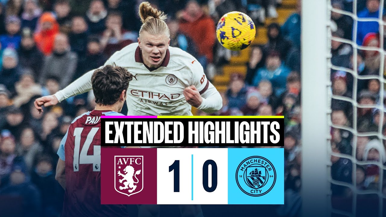 Aston Villa Stuns Man City with 1-0 Victory at Villa Park ⚽