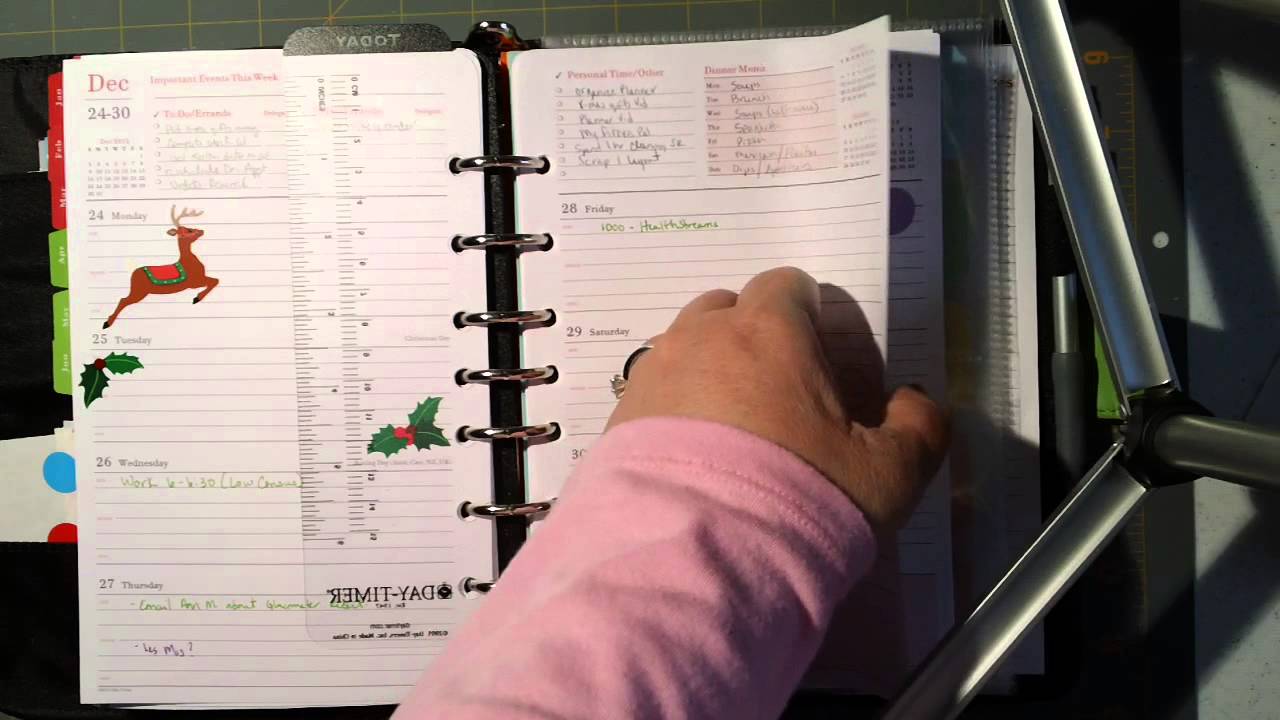 2013 Planner Setup (Day-Timer/Filofax) 🗓️