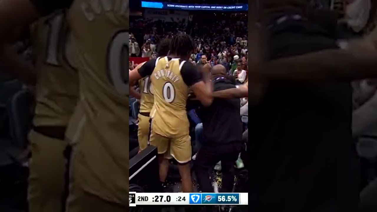Fight Erupts at Thunder vs. Wizards Game 🏀