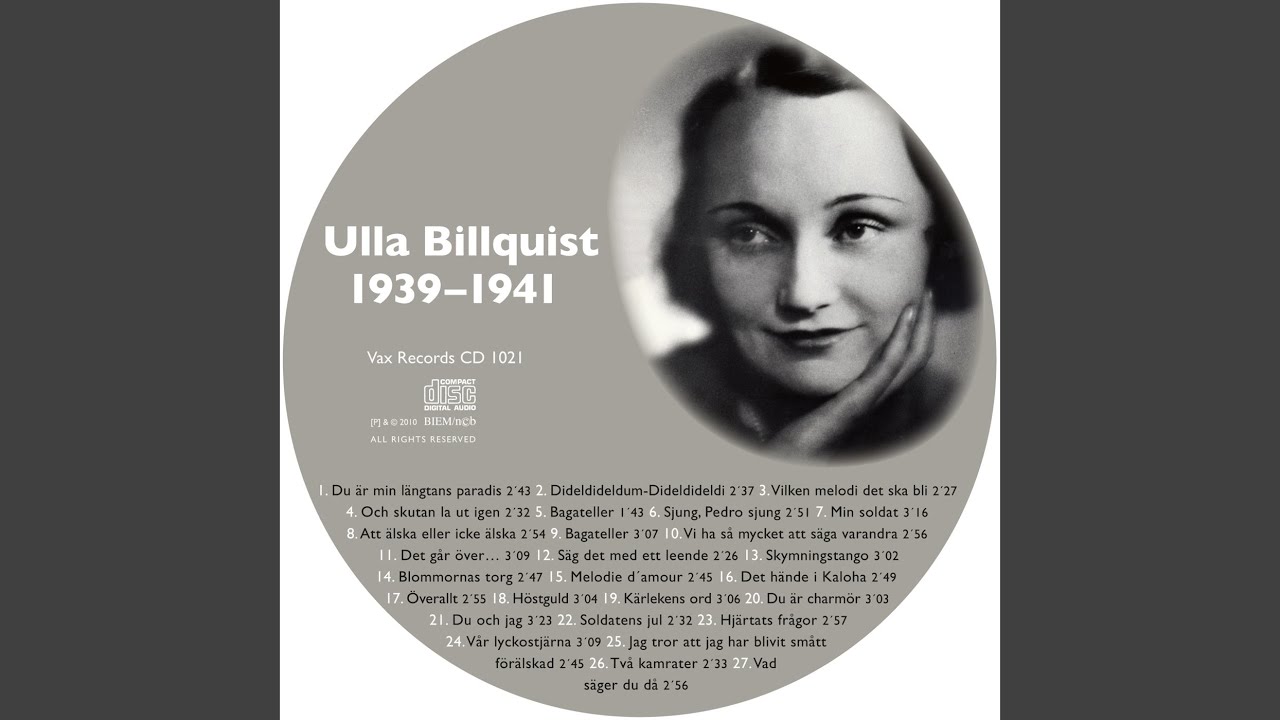 Timeless Love Song: Kärlekens Ord (Parlez-Moi D'amour) by Ulla Billquist 🎶