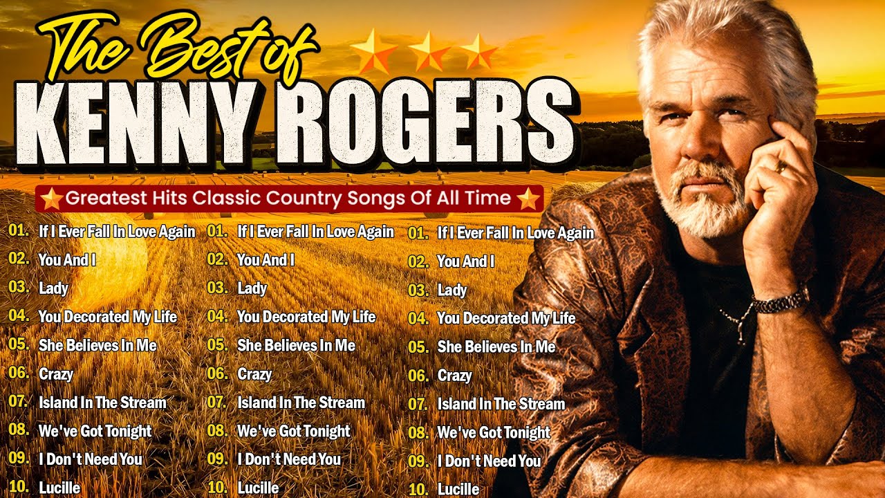 KENNY ROGERS (1938 - 2020) 🤠 KENNY ROGERS BEST SONGS FULL ALBUM 🎶COUNTRY MUSIC KENNY ROGERS #lady