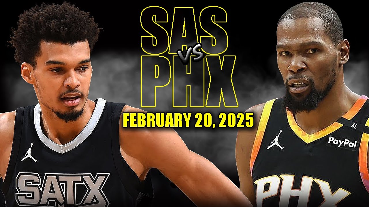 Phoenix Suns vs Spurs Full Game Highlights | February 20, 2025 🏀