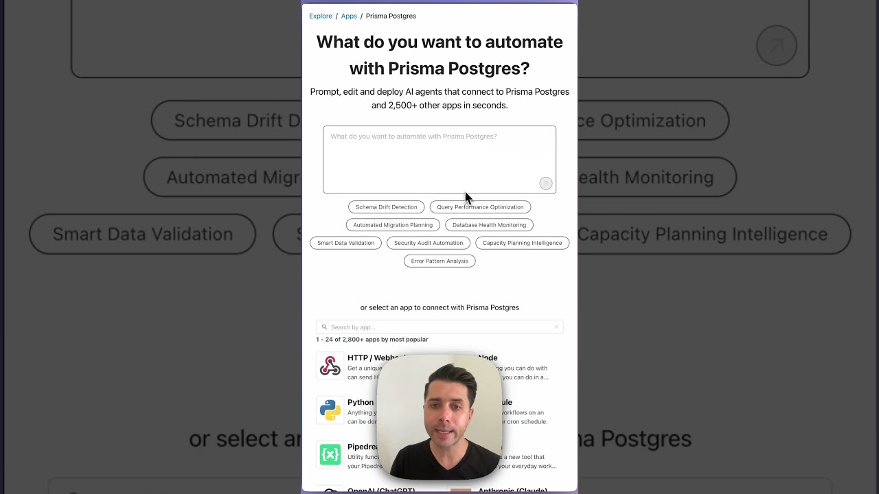 Prisma Postgres Integration on Pipedream π