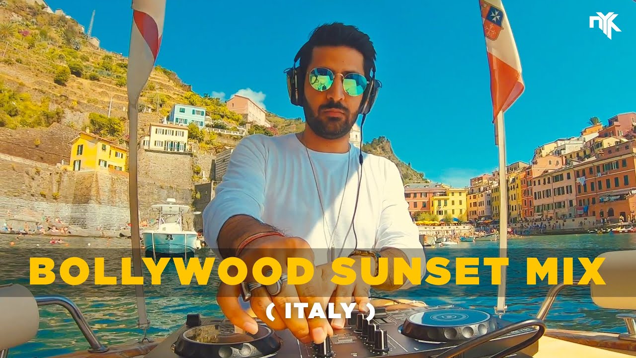 DJ NYK's Bollywood Sunset Mix in Beautiful Vernazza, Italy 🇮🇹 | 2023