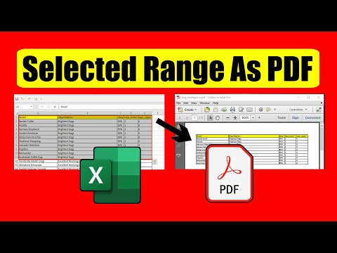 Saving a Selected Range as PDF from Excel