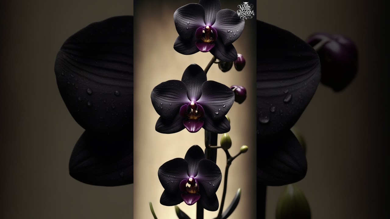 Black Orchid: Noir Wisdom's Dark Elegance 🌑