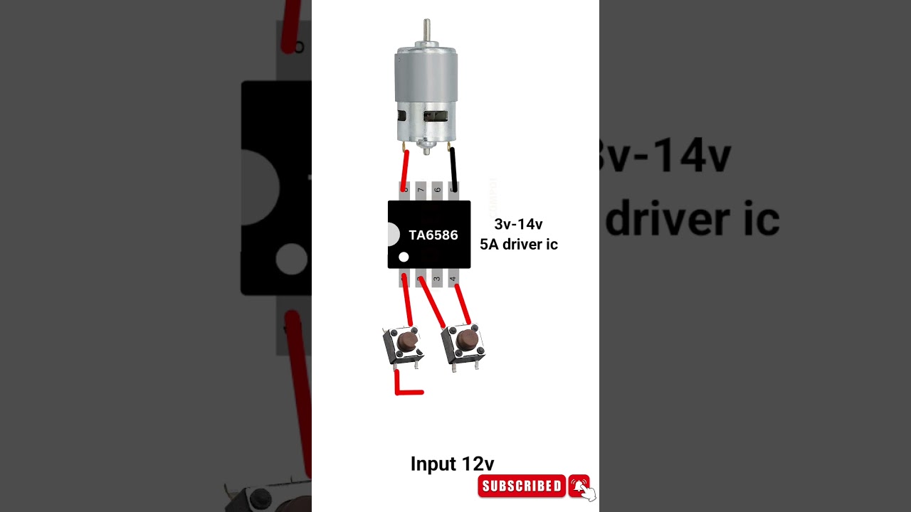 DC Motor Forward & Reverse Circuit 🔄
