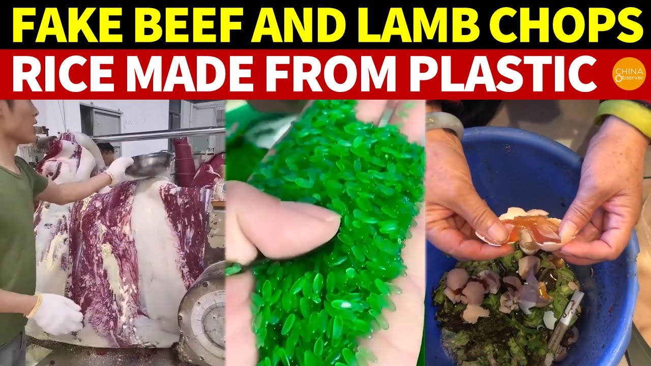 Fake Foods in China: Plastic Rice & Aluminum Dumplings 🍽️