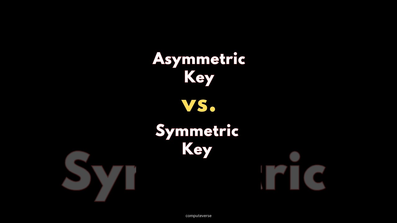 SQL Encryption: Symmetric vs. Asymmetric Keys Explained π