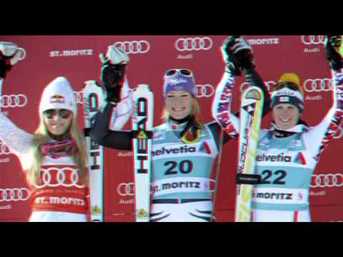 Maria Hoefl Riesch wins women's super combined