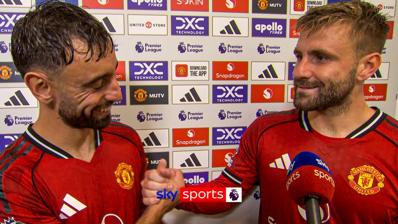 Bruno Fernandes & Luke Shaw React to Man Utd's Exciting 2-1 Win Over Chelsea ⚽
