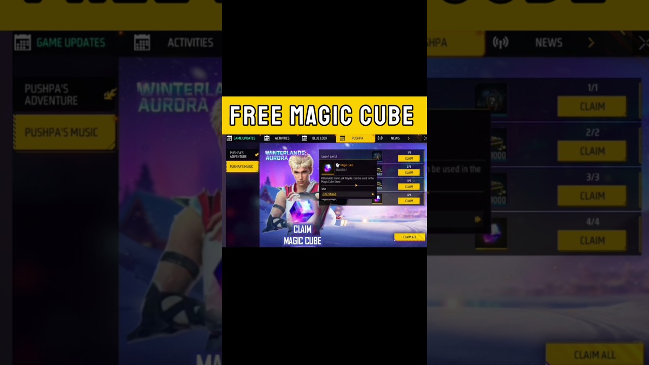 Free Magic Cube Event in Free Fire 🎮
